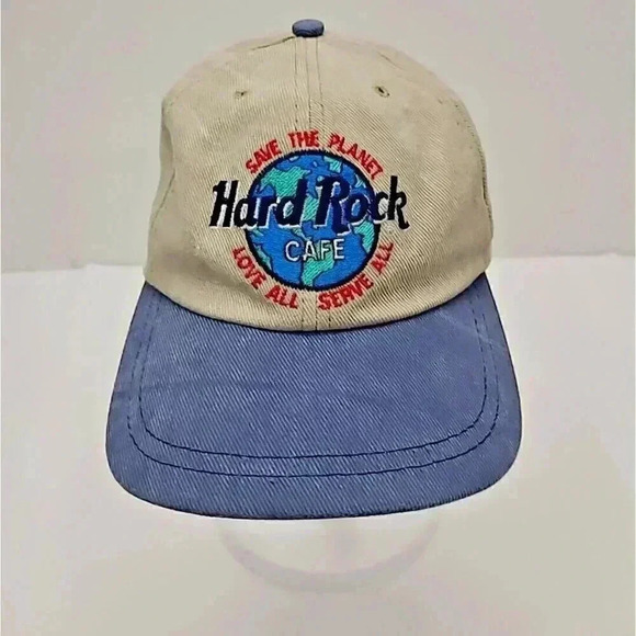 Vintage Hard Rock Hat Myrtle Beach Embroidered Made In USA Snap Back - Picture 1 of 7
